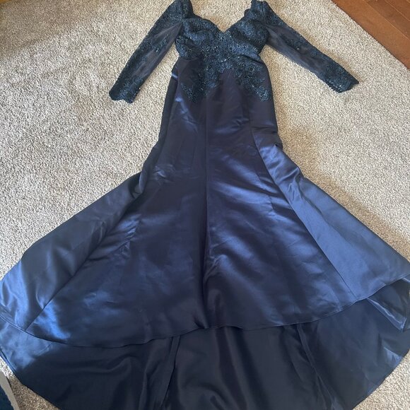 Formal Dark Navy Dress - Picture 1 of 6